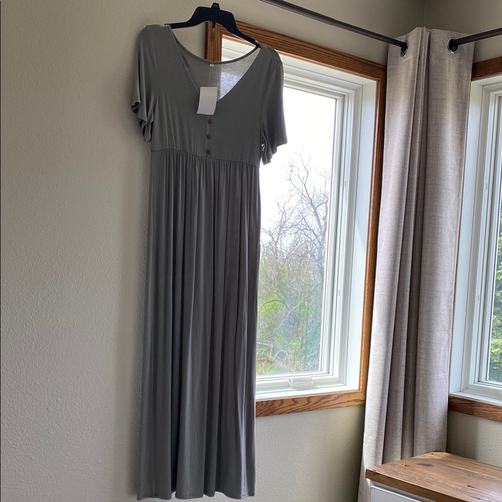 NEW Sage green Maxi Dress
